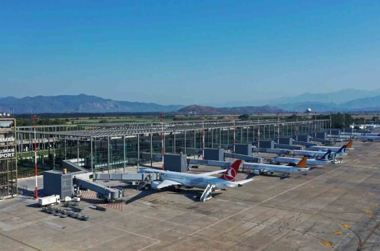 Dalaman Havalimanı Ağustos ayında 1 milyon yolcu sayısına yaklaştı