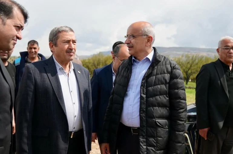 Darende’de dolu afeti sonrası mahallelere ziyaret