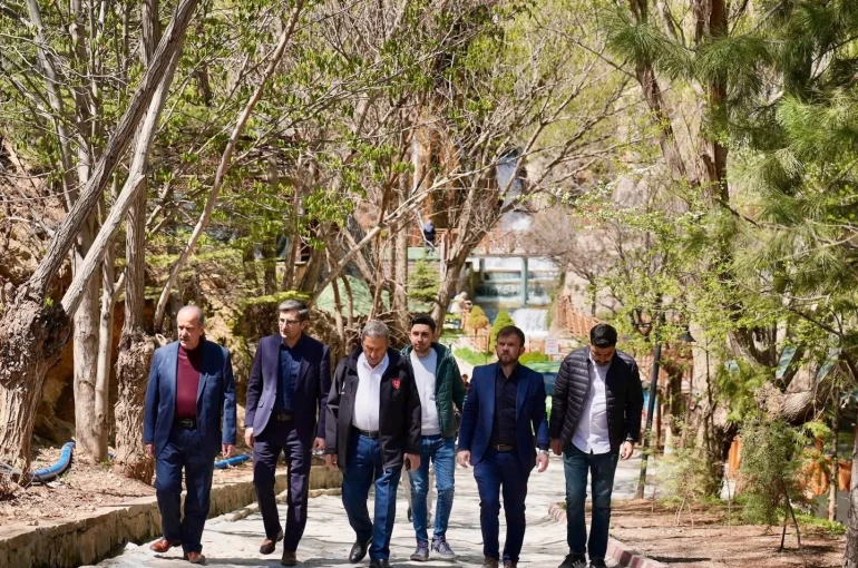 Darende’de Günpınar Şelalesi yaz sezonuna hazırlanıyor