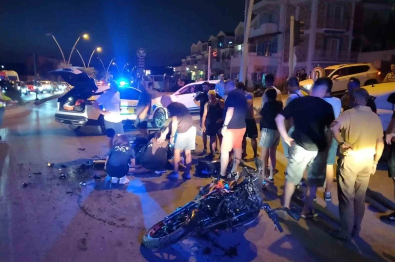 Datça’da trafik kazası: 1 yaralı