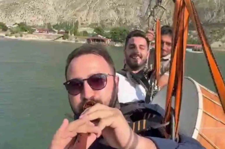 Davul zurnayla zipline keyfi