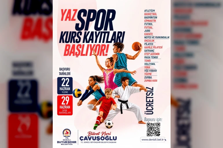 Denizli 22 farklı branşta ücretsiz eğitim verilecek