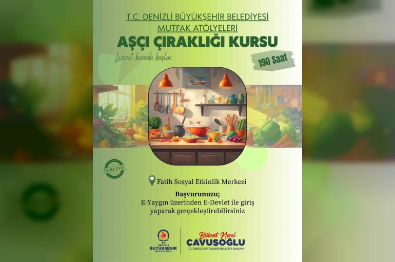Denizli Büyükşehir geleceğin şeflerini yetiştirecek