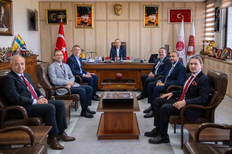 Denizli OSB Yönetimi, Denizli’ye yeni atanan Cumhuriyet Başsavcısına hayırlı olsun ziyaretinde bulundu