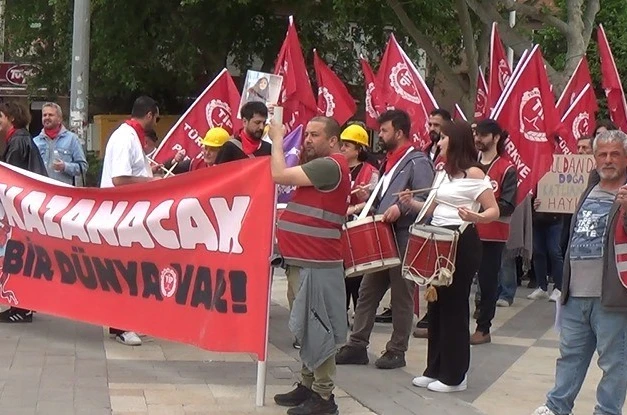 Denizli’de 1 Mayıs’ta binlerce kişi meydanlardan yürüdü