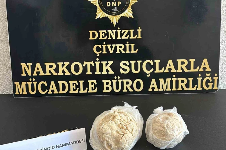 Denizli’de 1 milyon kullanımlık uyuşturucu madde ele geçirildi