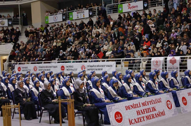 Denizli’de 168 öğrenci hafızlık icazeti aldı