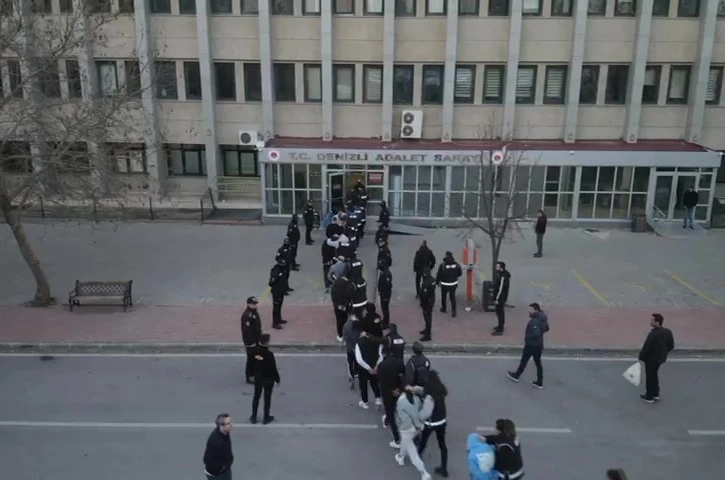 Denizli’de 31 üyesi tutuklanan suç örgütüne 2. dalga operasyon: Gözaltına alınan 17 kişiden 12’si tutuklandı