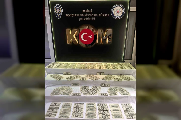 -Denizli’de 35 bin 100 dolar değerinde sahte banknot ele geçirildi