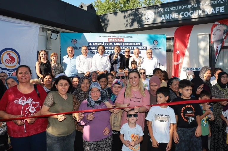 Denizli’de Toplumsal dayanışmanın yeni adresi Meska Sosyal Tesisi törenle açıldı