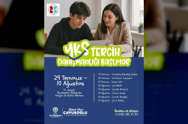 Denizli’de YKS tercih danışmanlığı hizmeti başlıyor