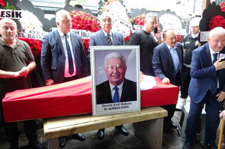 Devlet eski bakanlarından Dr. Burhan Kara son yolculuğuna uğurlandı