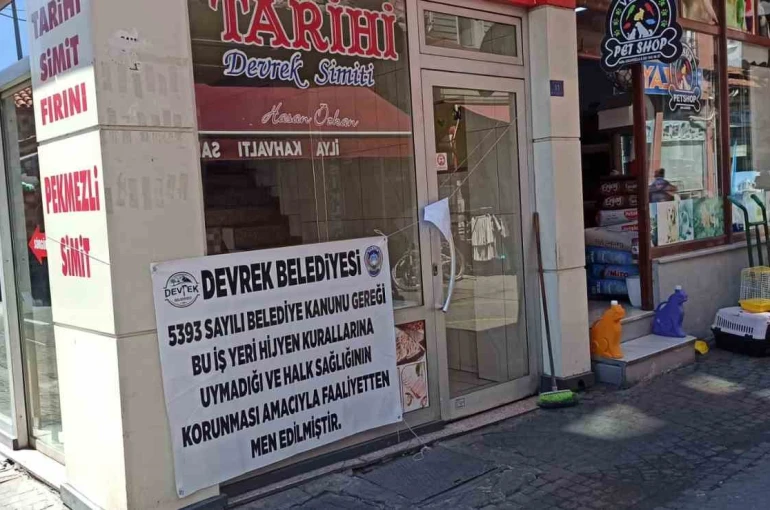 Devrek’te kurallar uymayan işyeri mühürlendi