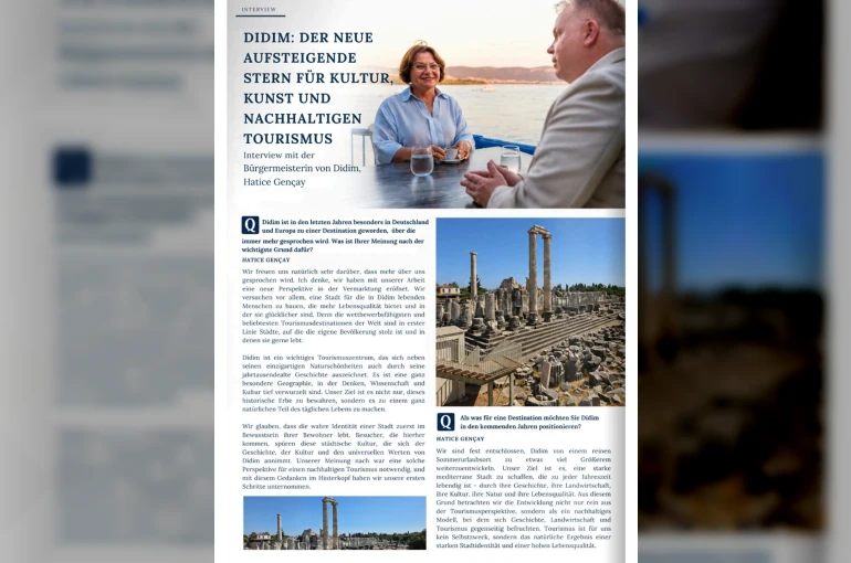 Didim, Almanya’daki bir dergide tanıtıldı