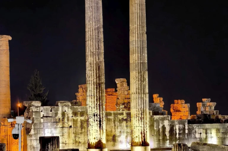 Didim Apollon Tapınağı, gece de ziyaret edilebilecek