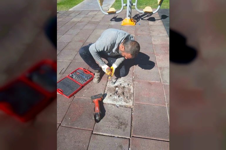 Didim Belediyesi’nden, ortak yaşam alanlarında bakım çalışması
