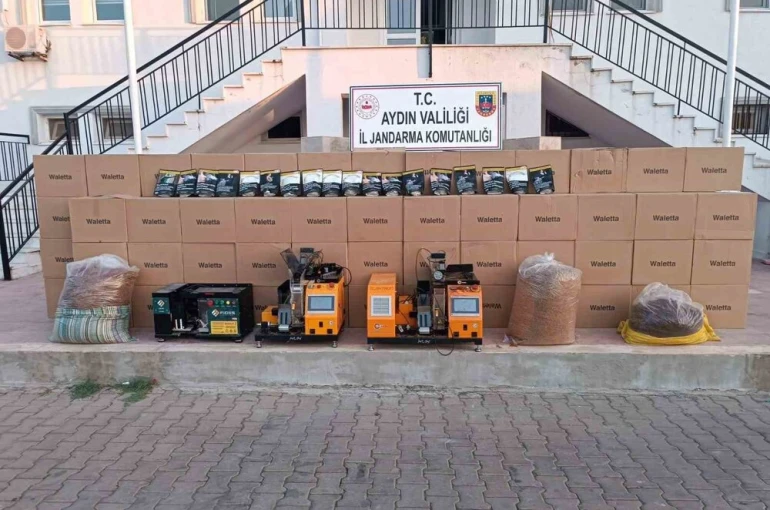 Didim’de kaçak tütün operasyonu