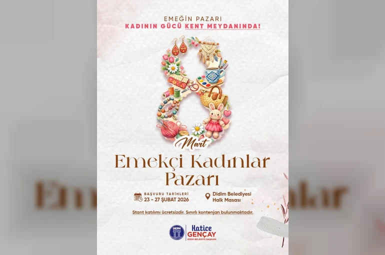 Didimli kadınlar ürünlerini halkla buluşturacak