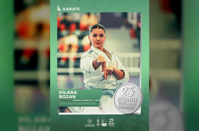 Dilara Bozan’dan gümüş madalya