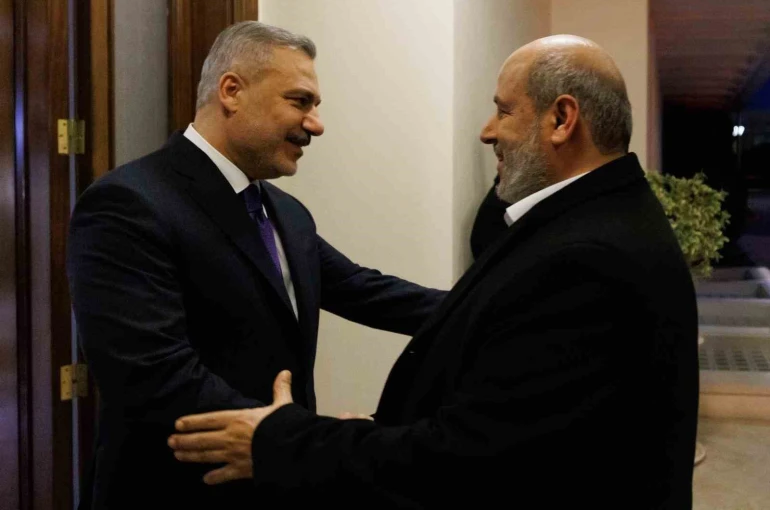Dışişleri Bakanı Fidan, Hamas Siyasi Büro Üyesi Halil Hayye ile görüştü