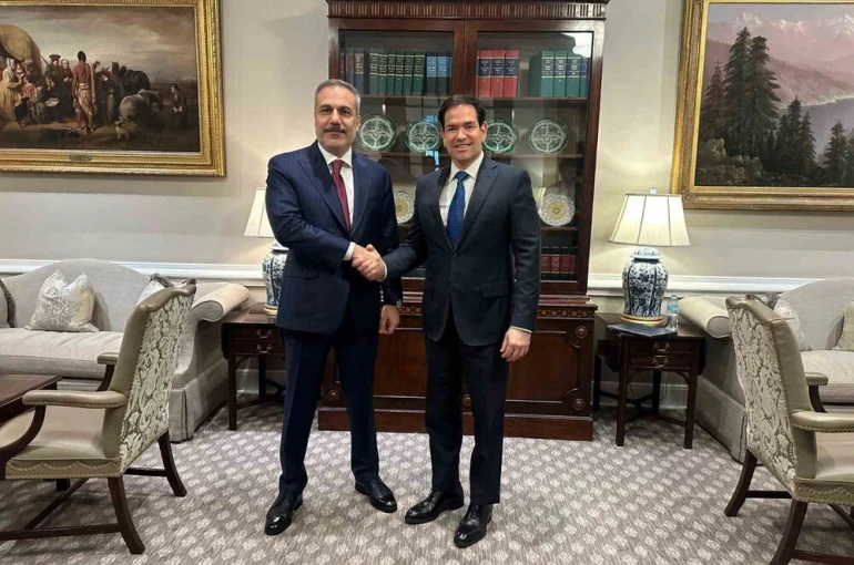 Dışişleri Bakanı Hakan Fidan, ABD’li mevkidaşı Rubio ile bir araya geldi