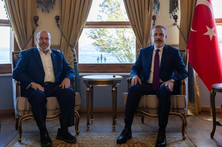 Dışişleri Bakanı Hakan Fidan, Hamas Heyeti ile görüştü