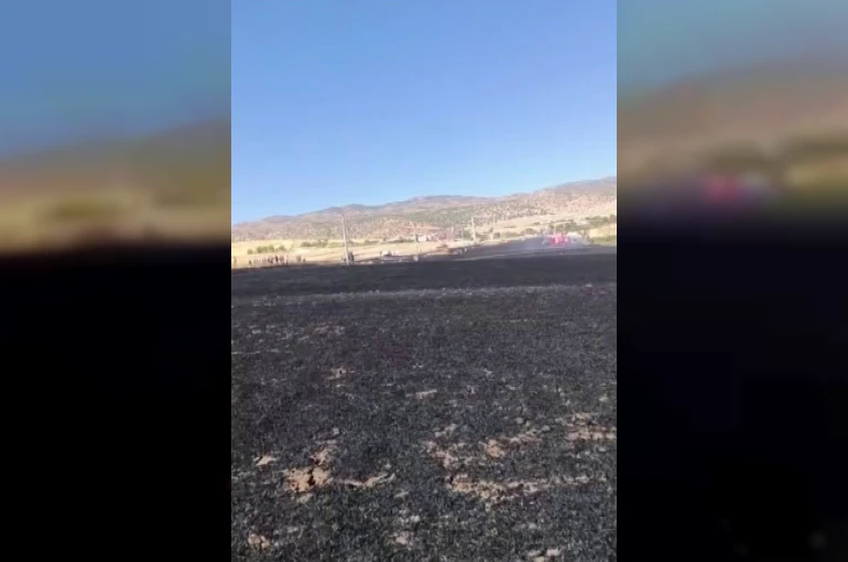 Diyarbakır’da 100 dönümlük alan alevlere teslim oldu