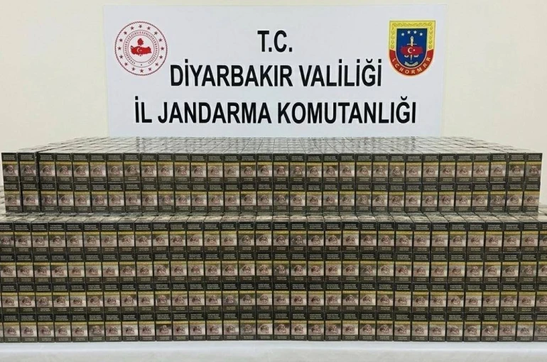 Diyarbakır’da 14 bin 988 paket kaçak sigara ele geçirildi