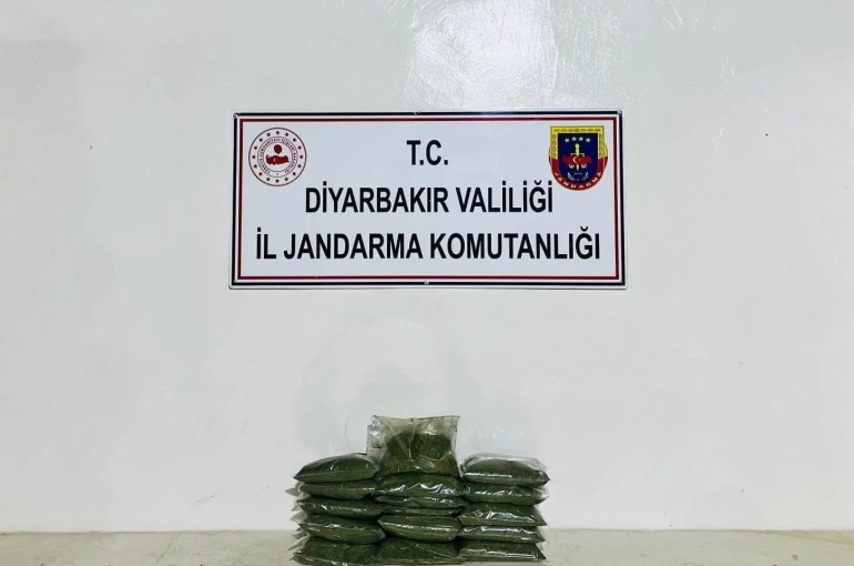 Diyarbakır’da 21 kilo uyuşturucu ele geçirildi