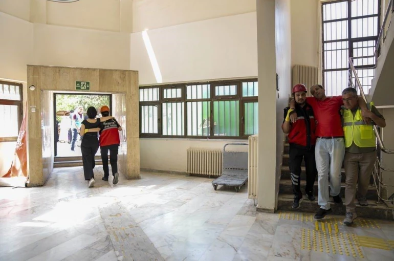 Diyarbakır’da deprem ve yangın tatbikatı