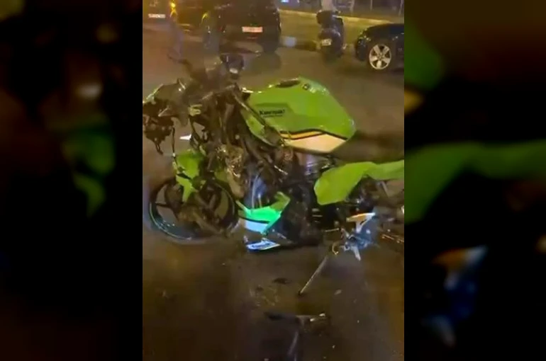 Diyarbakır’da motosiklet kazası: 1 yaralı