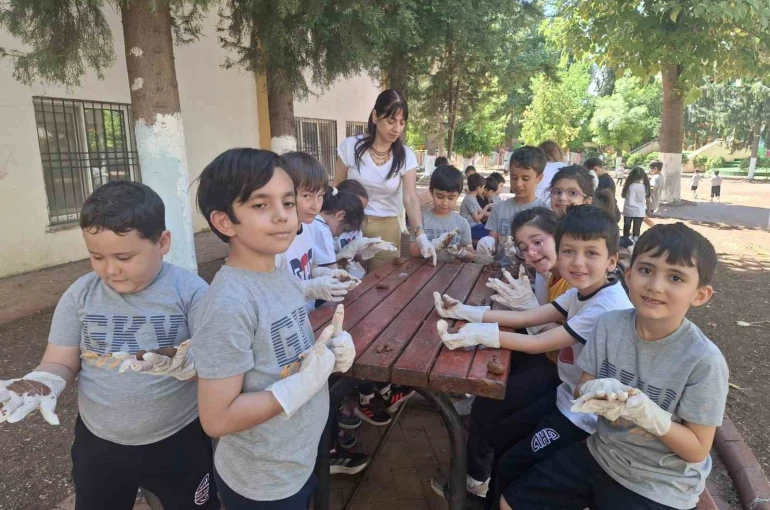 Doğa dostu GKV’li miniklerden tabiata dokunuş