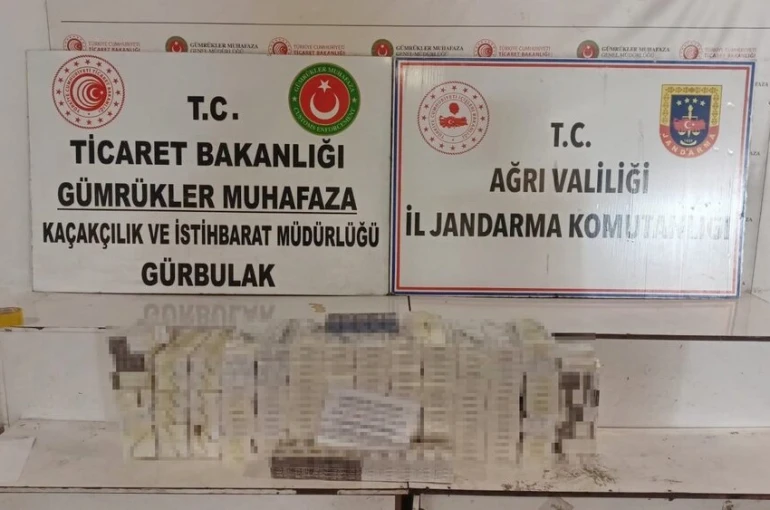 Doğubayazıt’ta tırda 4 bin 450 paket kaçak sigara ele geçirildi