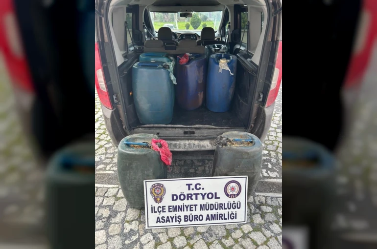 Dörtyol’da tırlardan mazot çalan şüpheli yakalandı