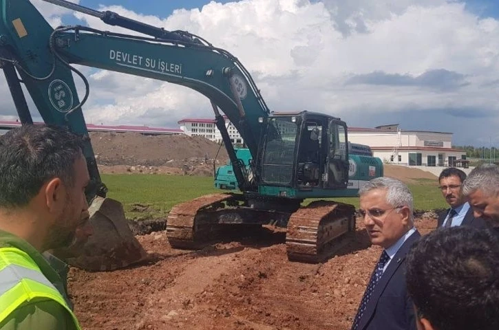 DSİ bölge müdürü Kotan, Ardahan’da çalışmaları yerinde inceledi