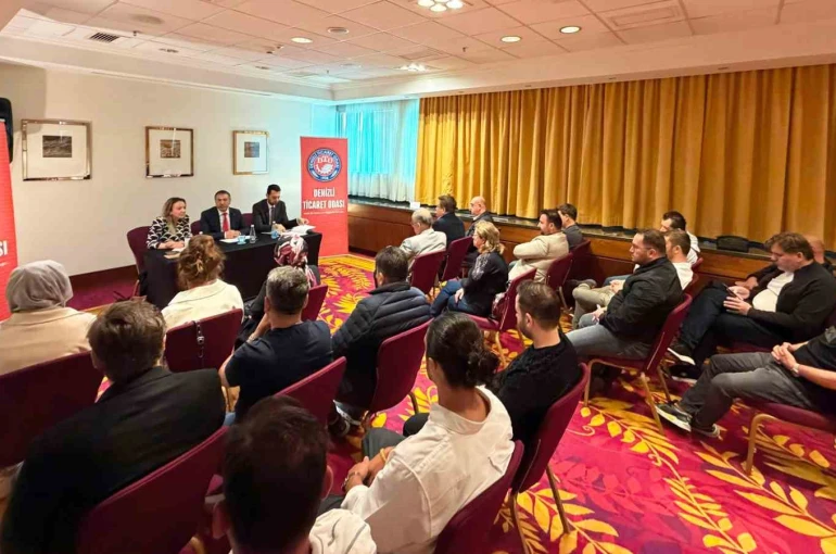 DTO heyetindeki Denizlili iş insanlarına Polonya pazarı tanıtıldı