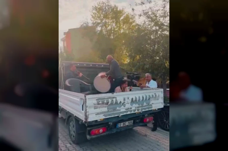 Düğün kameramanının zor anları kamerada: Her şey bir anda oldu