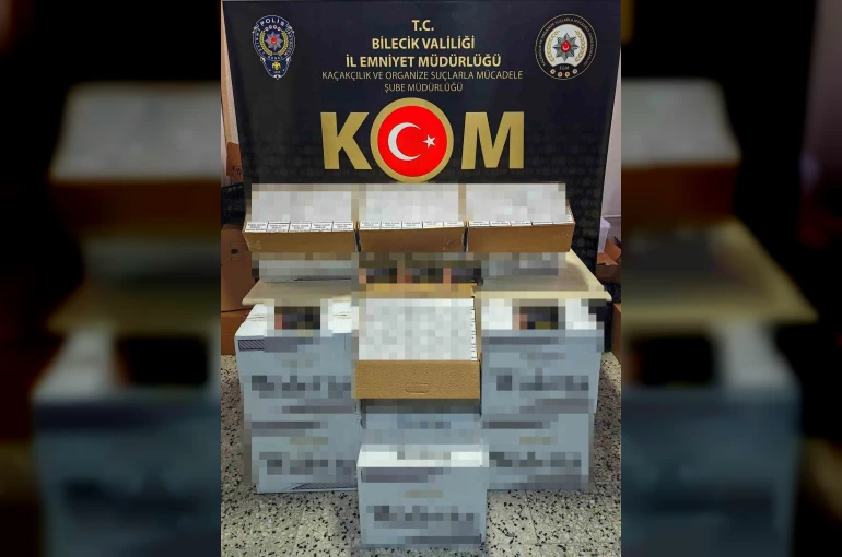 Durdurulan araçta 100 bin adet boş makaron ele geçirildi