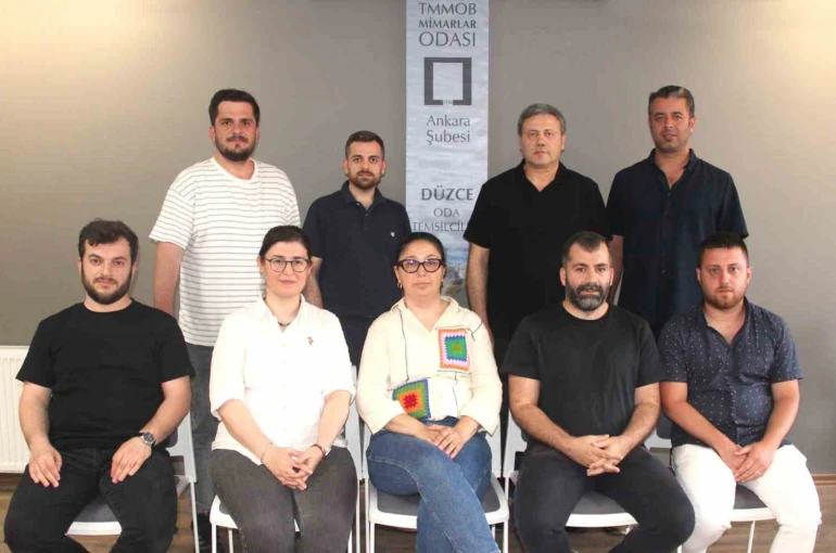 Düzce Mimarlar Odasında görev dağılımı yapıldı