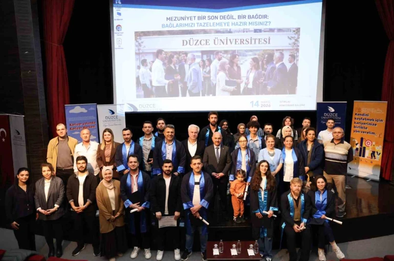 Düzce Üniversitesi’nde mezunlarla anlamlı buluşma