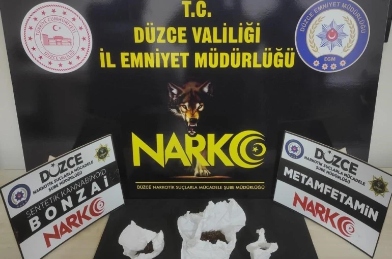 Düzce’de 44 şahsa uyuşturucudan işlem yapıldı