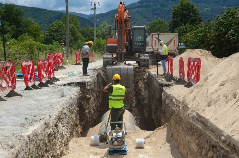 Düzce’de içme suyu projesinde 23 km’ye ulaşıldı 