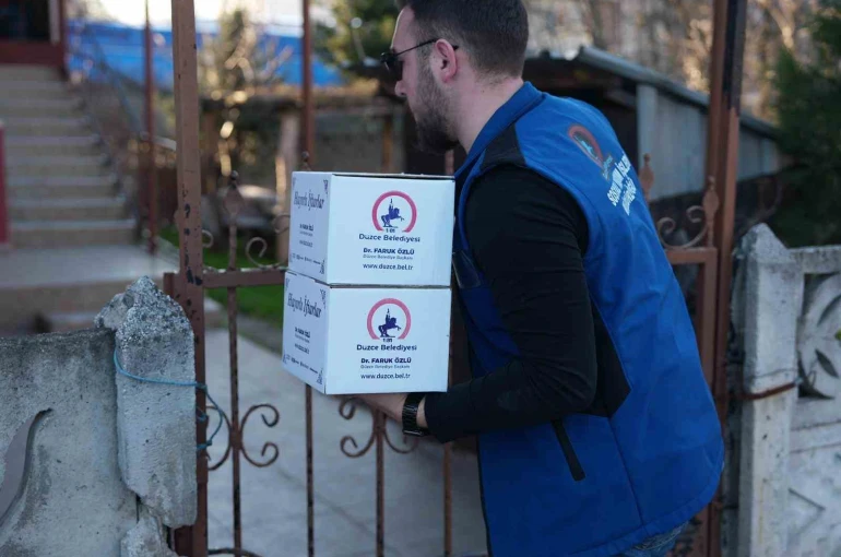 Düzce’de ihtiyaç sahipleri yalnız bırakılmıyor