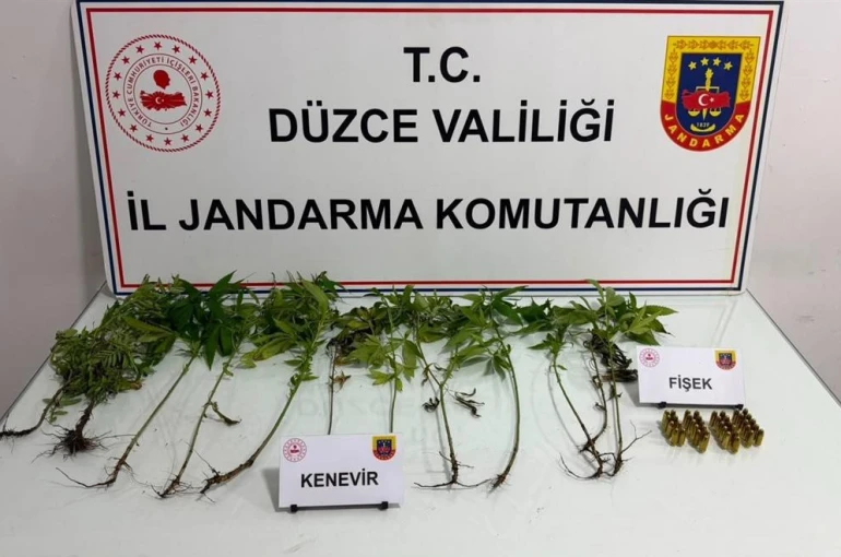 Düzce’de jandarmadan uyuşturucu operasyonu