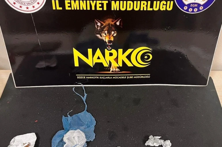 Düzce’de uyuşturucu operasyonunda 1 kişi tutuklandı