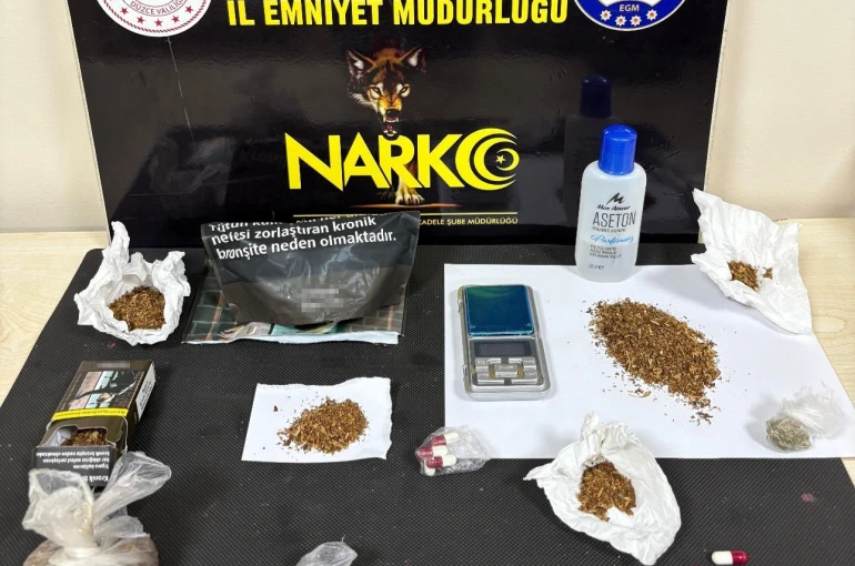 Düzce’de uyuşturucu operasyonunda 3 tutuklama