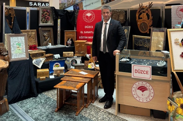 Düzce’yi el emeği ürünlerle Ankara’da temsil ettiler