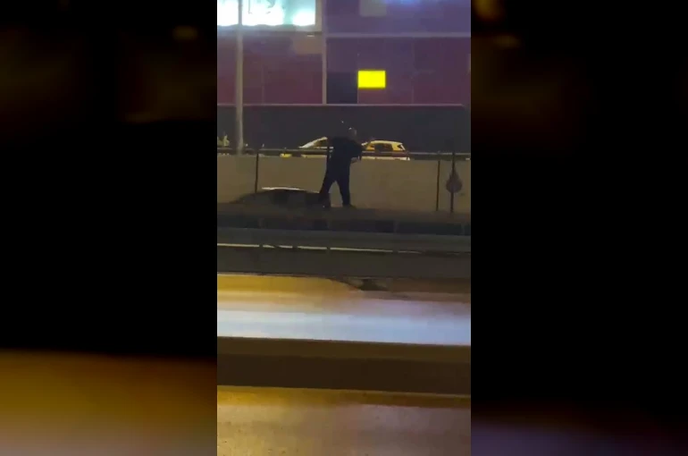 E-5’te tehlikeli anlar: Alkollü olduğu iddia edilen şahıs ortalığı birbirine kattı