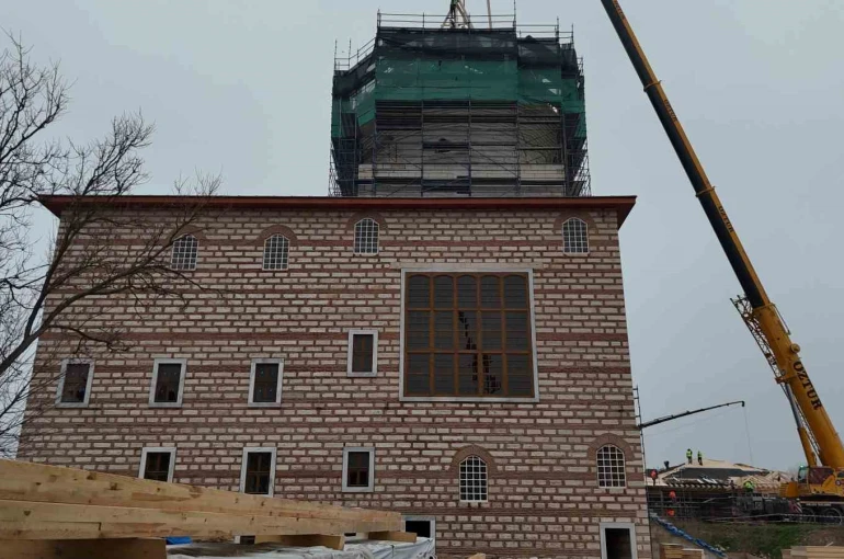 Ecdat mirası Edirne Saray’ında çalışmaların yarısı tamamlandı