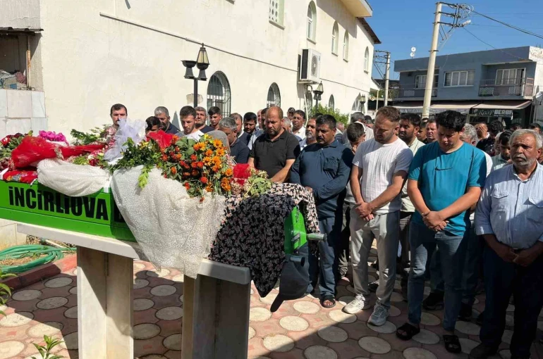 Eda, İncirliova’da son yolculuğuna uğurlandı